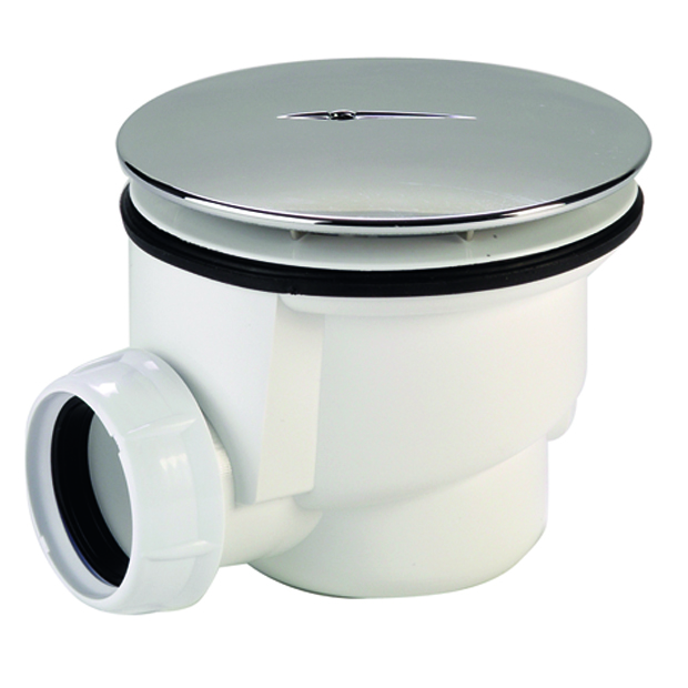 Sifon met ABS chroom deksel, type 690